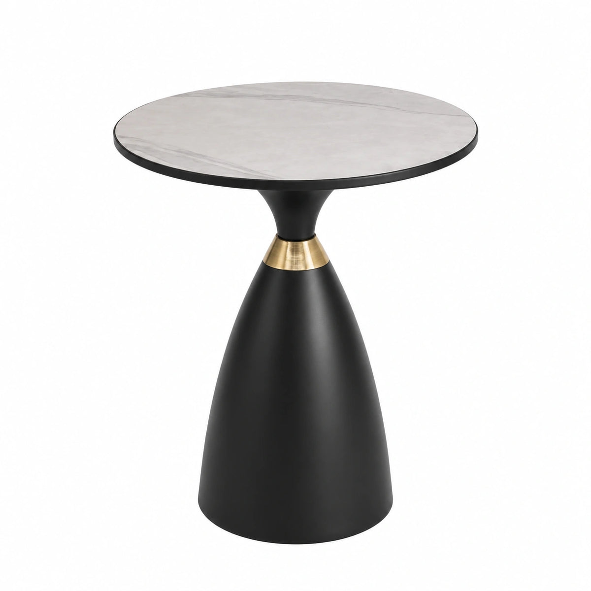 Table basse, coloris noir et blanc, pour le salon