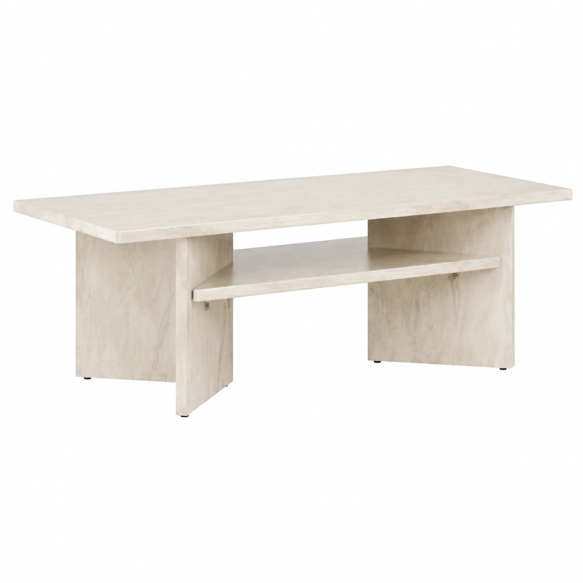 Table basse, coloris beige, pour le salon
