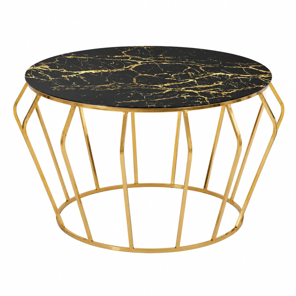 Table basse, coloris noir, pour le salon
