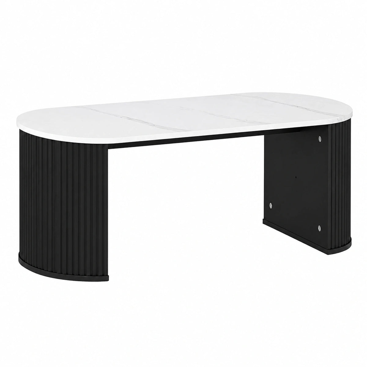 Table basse, coloris noir, 110 x 50 x 40 cm, pour le salon
