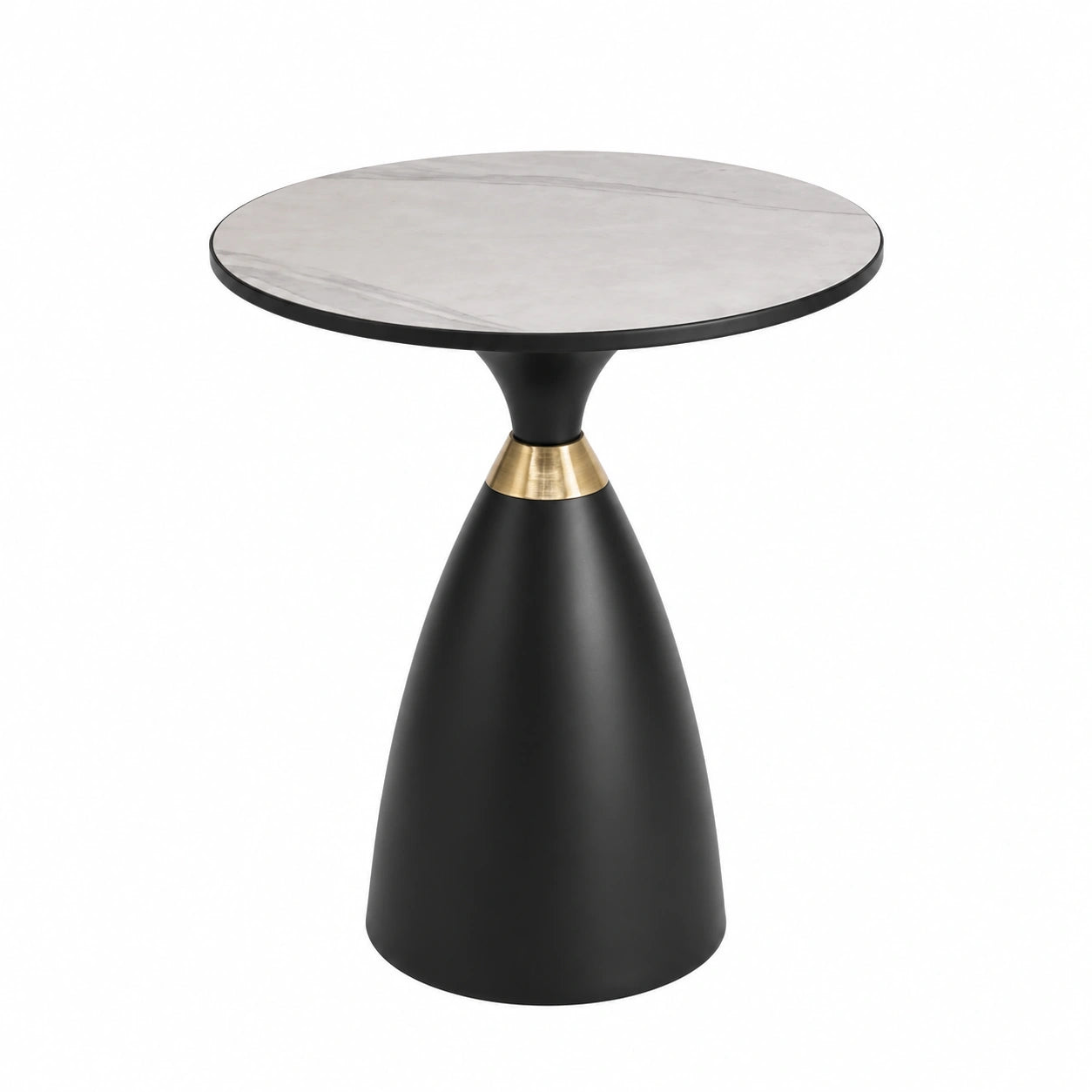 Table basse, coloris noir et blanc, pour le salon