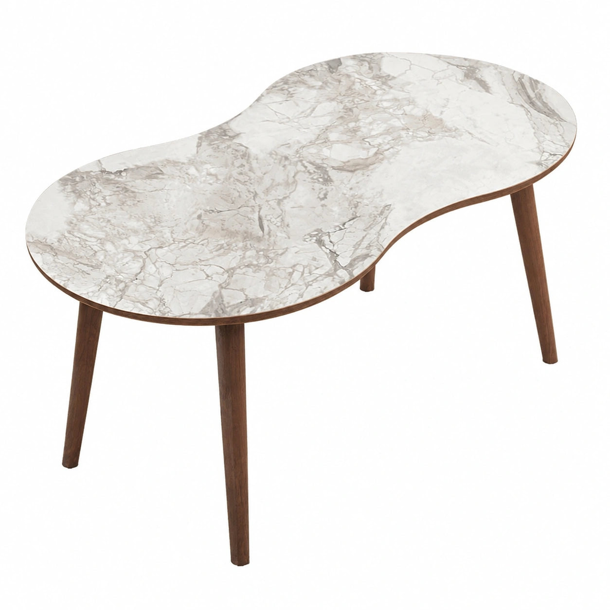 Table basse, coloris blanc, pour le salon