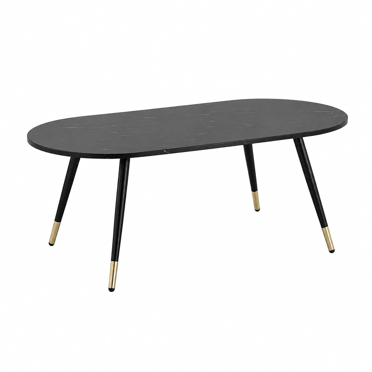 Table basse, coloris noir, 120 x 60 x 41,5 cm, pour le salon